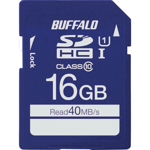 BAFFALO UHS−I Class1 SDHCカード 16GB RSDC-016GU1S 1 個