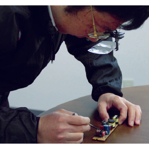 池田レンズ 双眼メガネルーペクリップタイプ2倍 HF-40E 1 個