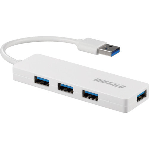BAFFALO USB3.0 4포트 버스 파워 허브 화이트 BSH4U120U3WH 1개