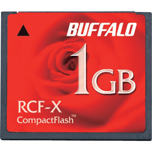 BAFFALO コンパクトフラッシュ ハイコストパフォーマンスモデル 1GB RCF-X1GY 1 個