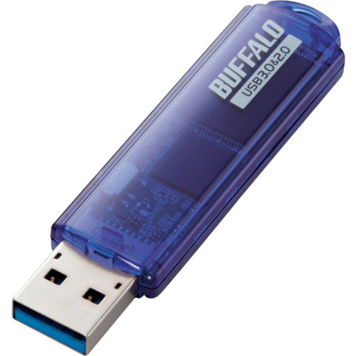 BAFFALO USB3.0対応 USBメモリー スタンダードモデル 16GB ブルー RUF3-C16GA-BL 1 個