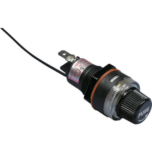 Sakazume Cylindrical Fuse Holder Green neon light when powered, red neon light when blown FHB-LSN 1 piece