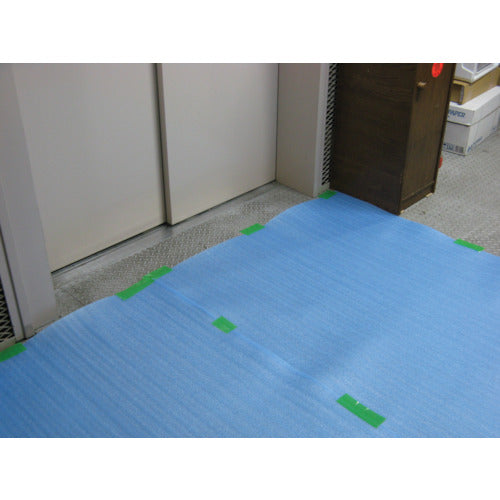 ワニ印 ショックレスマット 青 30M 000503 1 本