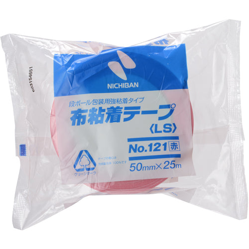 Nichiban Cloth Adhesive Tape 121 (Red) 50mm x 25m 1211-50 1 roll
