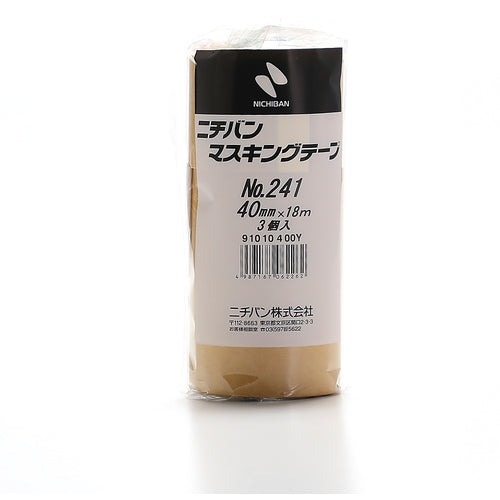 Nichiban Masking Tape 241H-40 40mm x 18m (3 rolls) 241H-40 1 PK