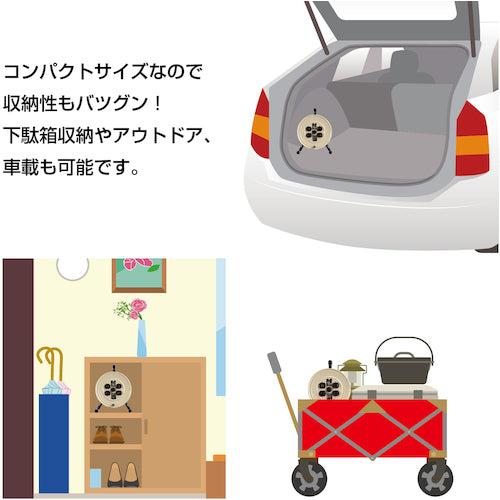 ハタヤ 温度センサー付コードリール単相100V10M アース付 JS-101KS 1 台