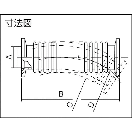 Edwards 【매진 상품】 진공 펌프용 플렉시블 배관 NW25×500mm C10514286 1개