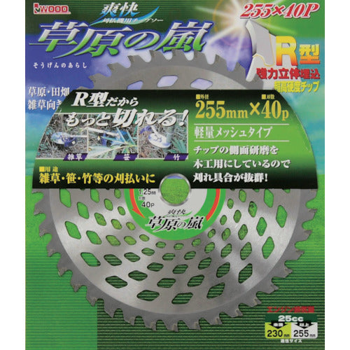 IWOOD Brushcutter Tip Saw Grassland Storm 255X40P 99072 1 piece