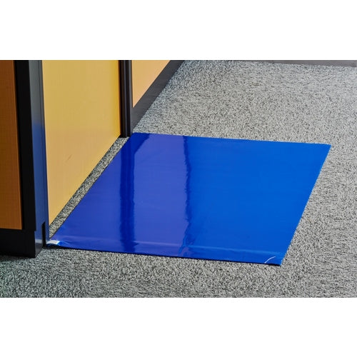 TRUSCO 접착 클린 매트 600X900MM 블루 (10 시트 포함) CM6090-10B 1 상자