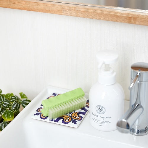 TRUSCO 네일 핸드 브러쉬 그린 TNHB-GN 1개