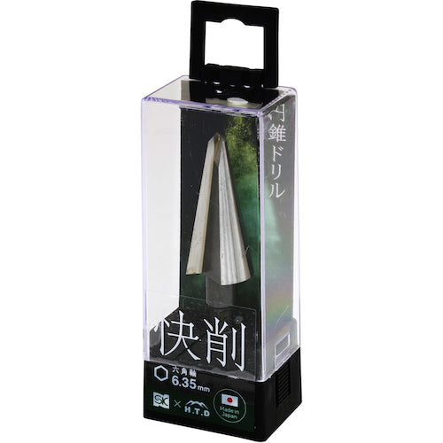 SK Hexagonal Shaft Cone Drill, Easy Cutting, M 6.5-20 HTD-M, 1 Piece