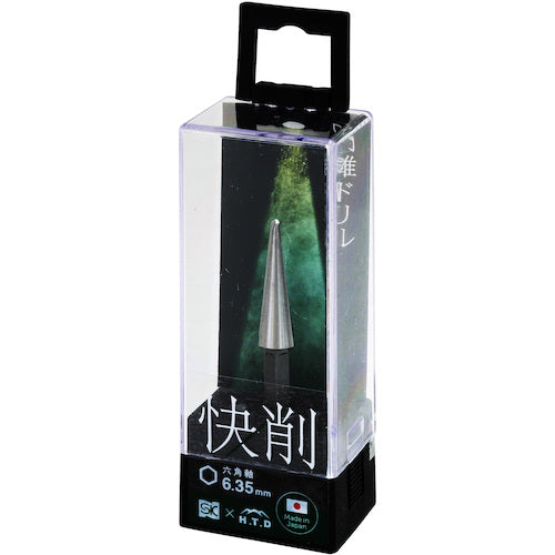 SK Hexagonal Shaft Cone Drill, Easy Cutting, S 3-11 HTD-S, 1 Piece