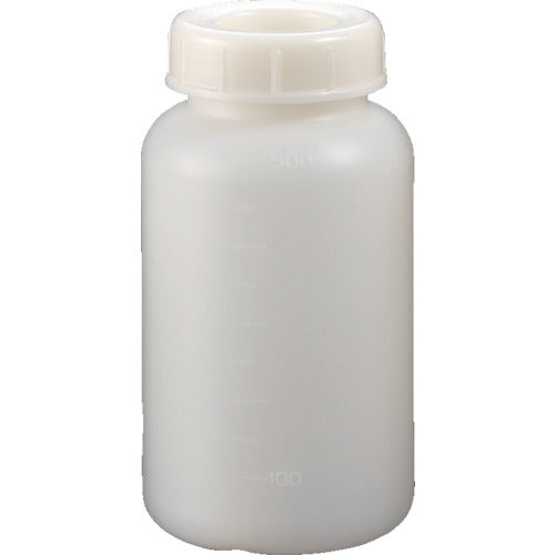 サンプラ 帯電防止PEボトル広口 500ml 25006 1 個