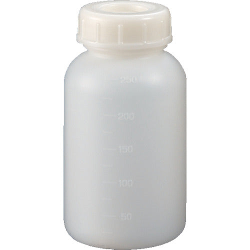 サンプラ 帯電防止PEボトル広口 250ml 25499 1 個