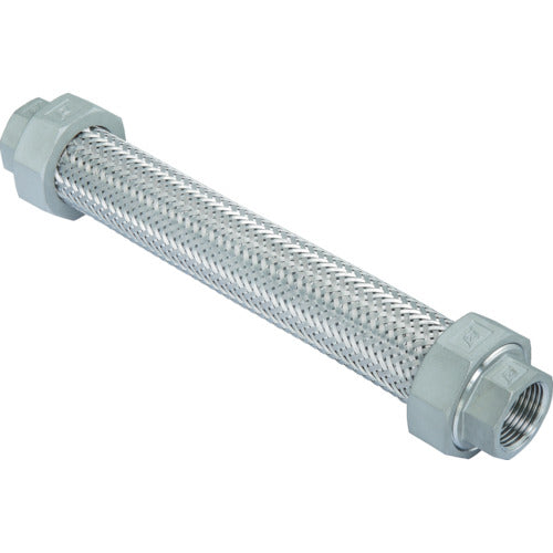 ZENSHIN Flexible Metal Hose (Non-welded, Union Type, Stainless Steel Type) Nominal Diameter 20A (3/4 inch) Z-10000NW-20-500 1 pc