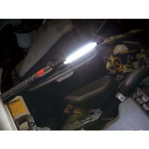 KTC LED 핸드 라이트(충전식) 충전식 LED 접이식 라이트 밝기 100lm 폭 20×깊이 24mm AL815V 1개