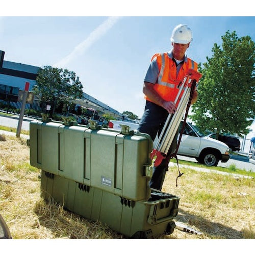 PELICAN 롱 케이스 캐스터 부착 1740 OD(폼 없음) 1121×409×355 1740NFOD 1개