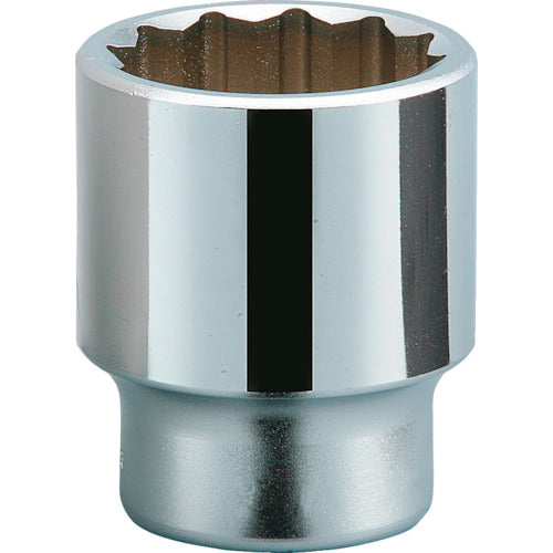 KTC 19.0sq. 소켓(십이각) 대변 치수 50mm 전체 길이 74mm B6-50W 1개