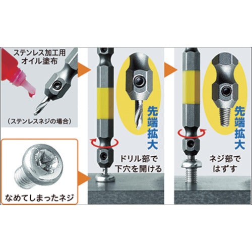 TRUSCO Screw Remover Parts M2.5-3 TNH-RS253 1 pc