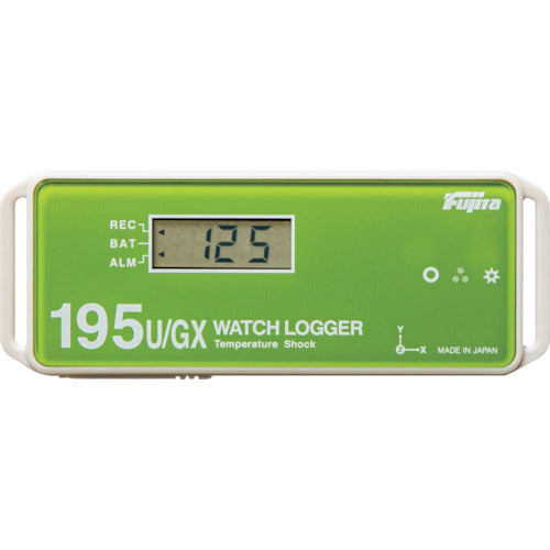 Fujita Temperature and Shock Data Logger with Display (USB Type) KT195UGX 1 unit