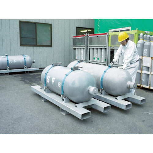 KITO Belt Lashing Ratchet Buckle Type 50mm Width Breaking Load 40kN Maximum Use Force 10kN Both Ends Sewn Type BLR040ET010ET050 1 Unit