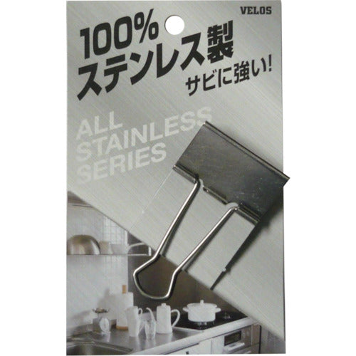 VELOS ステンレス 特大Wクリップ 40mm STW-01 1 PK