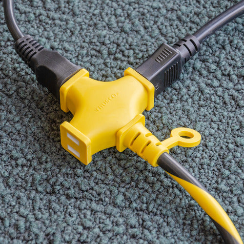 TRUSCO トラ柄 3個口延長コード 10M EC103-YB 1 本