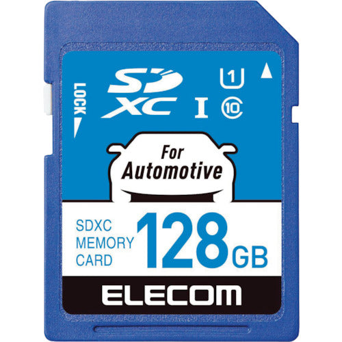 ELECOM SDXC Card, High Durability, UHS-I, 128GB, for Vehicle Use, MF-DRSD128GU11, 1 Piece