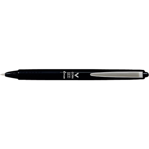 Pilot Water-based Ballpoint Pen V Cone Knock Fine Nib Black LVKN-15F-B 1 pc