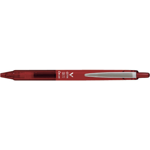 Pilot Water-based Ballpoint Pen V Cone Knock Fine Point Red LVKN-15F-R 1 pc