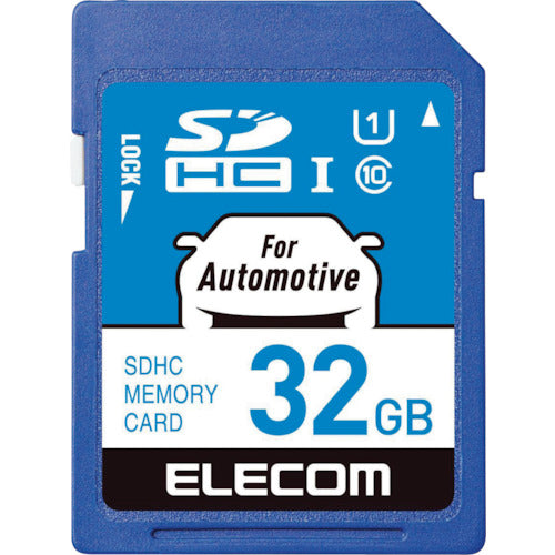 ELECOM SDHC Card for Vehicle Use, High Durability, UHS-I, 32GB, MF-DRSD032GU11, 1 Piece