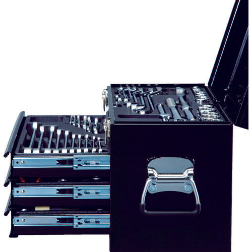 Super Tool Case (Chest Type) 3 Drawers Color: Black Dimensions: 505 x 233 x 300 mm S505B 1 pc