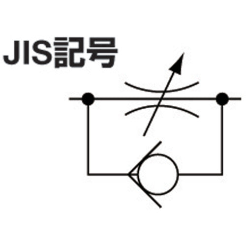 치요다 파이브 스피드 컨트롤러 α 미터 아웃 12mm・R1/2 F12R-04SC-O 1개