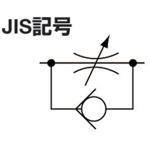 치요다 파이브 미니 스피드 컨트롤러 β 미터 아웃 4mm·M3×0.5 FMB4R-M3-O 1개