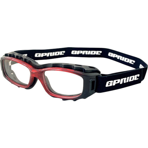 EYE-GLOVE 93M Twin-eye Safety Goggles Red (Non-prescription Lenses) 93M-RE 1 pc