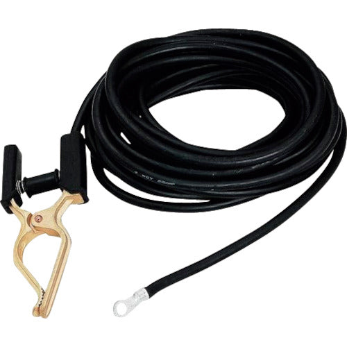 SUZUKID キャプタイテヤケーブル(22sq10m、アースクリップ、端子付) CC-460 1 個