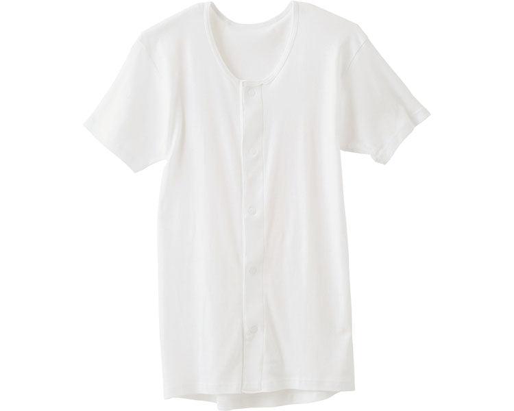 쾌적한 인도면 반소매 신사용 / Q0011T 화이트 L 1장