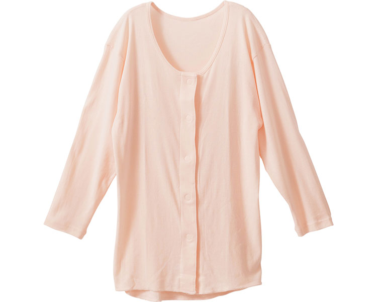 Comfortable Indian cotton 3/4 sleeve women's / Q5013T Pink LL 1 piece