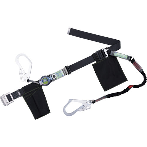 TSSUYORON 몸통 벨트형 추락 제지용 기구(권취 타입) 란야드 2정걸이 사양