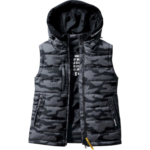 BURTLE Cold Weather Hoodie Vest 5034-64-L Urban Black 5034-64-L 1 piece