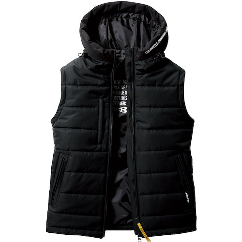 BURTLE 방한 후디 베스트 5034-35-XL 블랙 5034-35-XL 1 착용