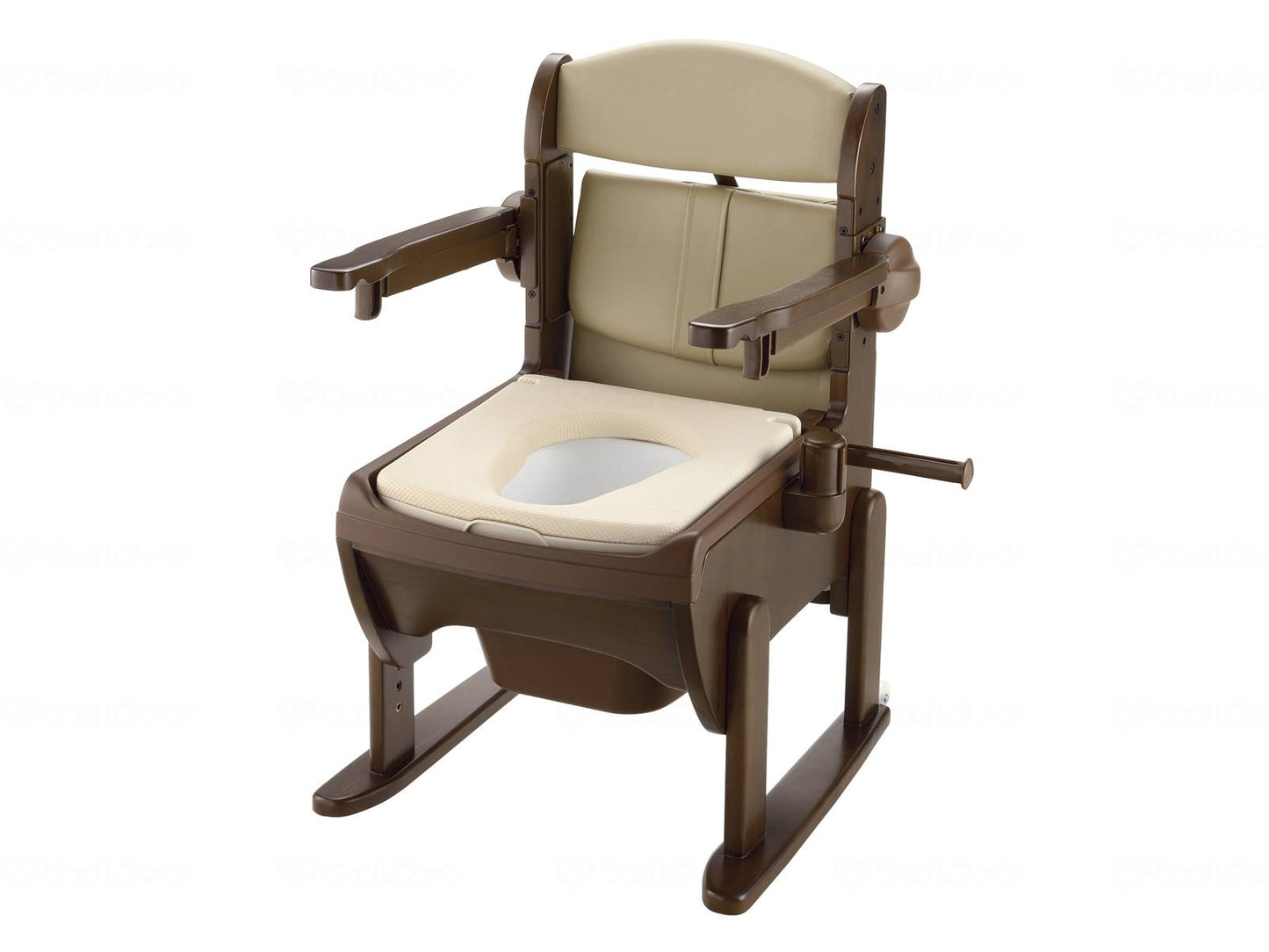 리첼 나무 빛나는 정리 쉬운 화장실 팔걸이 튀는 부드러운 변기