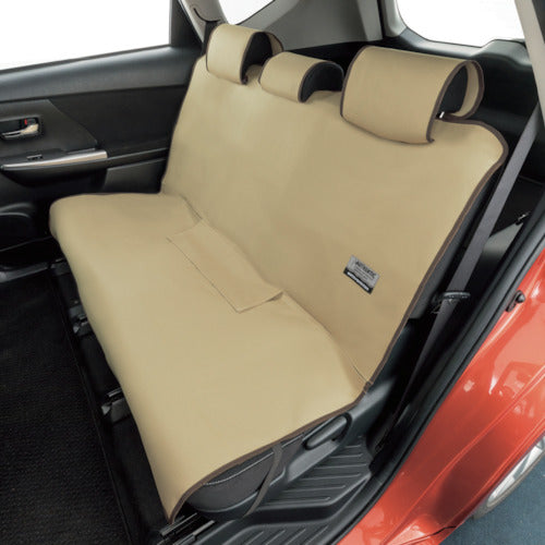 BonForm Car Seat Cover Finetex Rear (with pillow cover, seat belt compatible) 1 piece Beige 43612888 1 piece