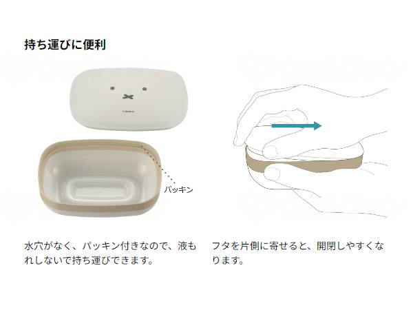 Richeldick Bruner soap box, square, white