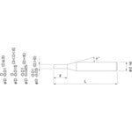 NS Infinite Lead 35 End Mill 4-Blade MX435 Φ2 MX435 2 1 Piece