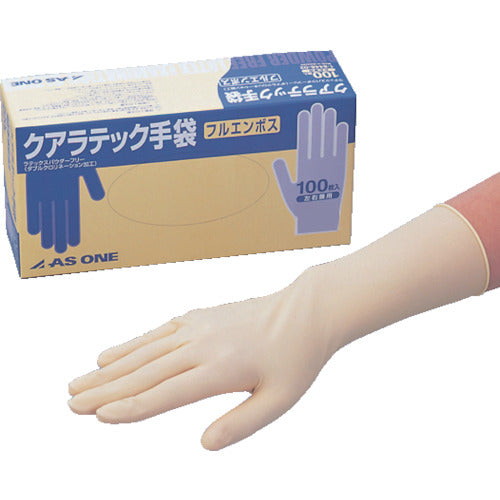 AS クアラテック手袋 フルエンボス(パウダーフリー) L (100枚入) 1-8448-31 1 箱