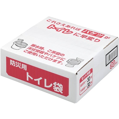 Sanko Disaster Prevention Toilet Bag 30 Uses R-47 1 Box