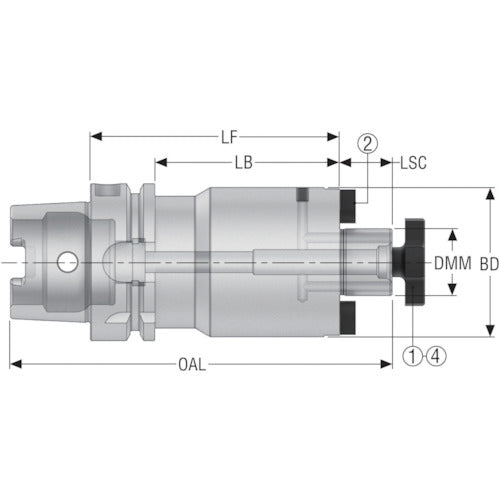 세코 HSKA100 투어링 커터 아버 HSKA100-SM22-100-L1 1개
