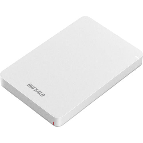 BAFFALO USB3.1(Gen.1)対応 耐衝撃ポータブルHDD 1TB ホワイト HD-PGF1.0U3-WHA 1 個