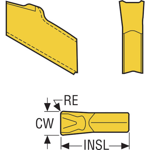 セコ 旋削 突っ切り用インサート 150.10−4N CP600 150.10-4N-16 10 個